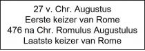 Augustus 1 en 2