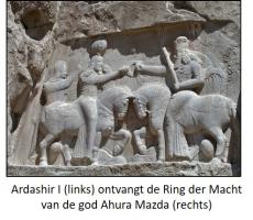 Ardashir I Sassaniden tekst