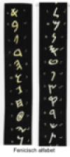 Schrift Fenisich alfabet 2 tekst